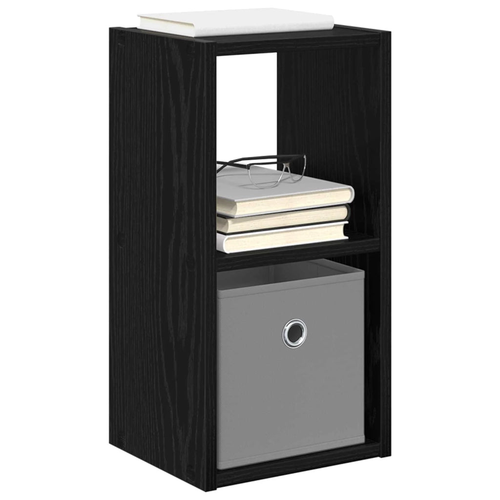 Comodino Rovere Nero 25,5 x 22 x 49,5 cm Legno multistrato 8000598