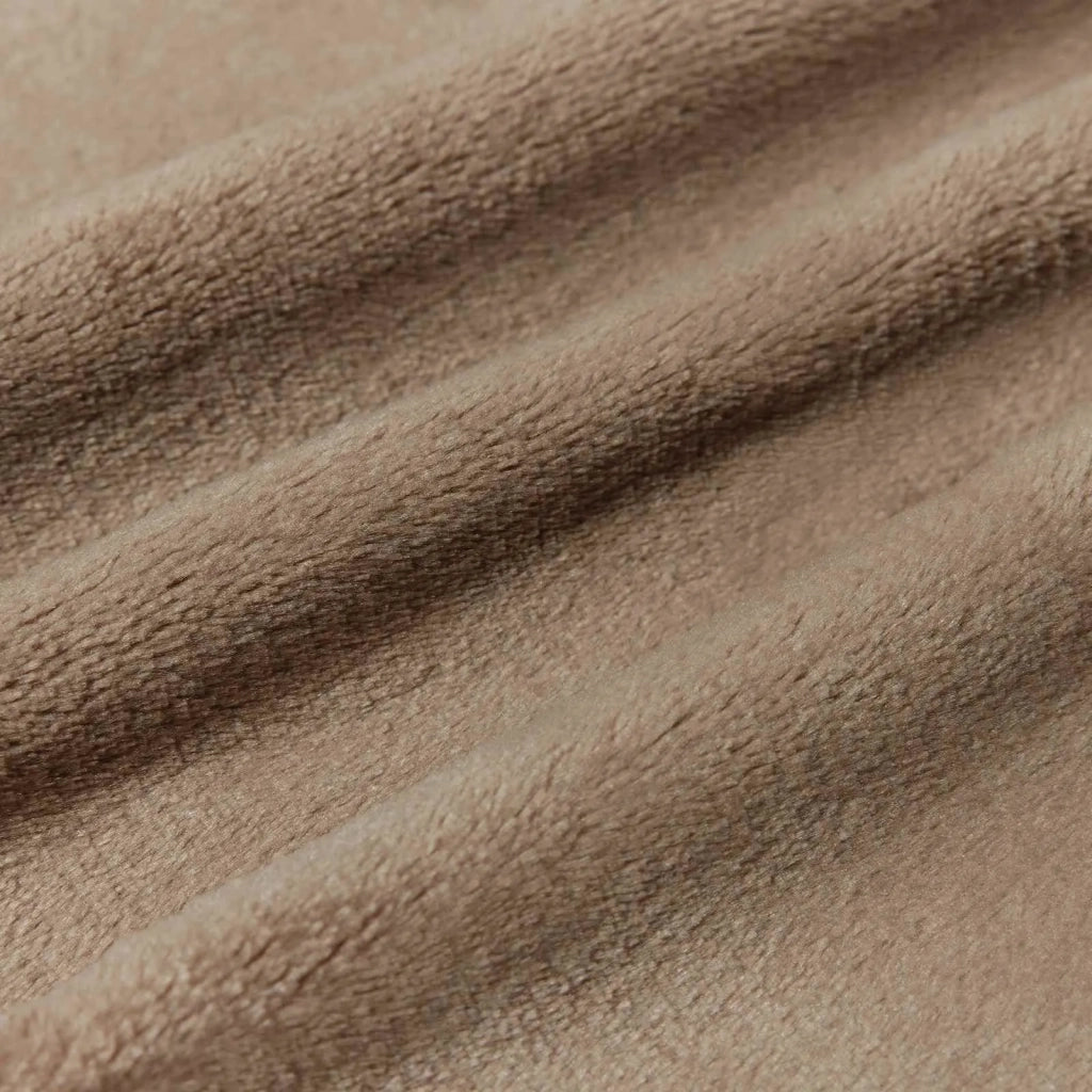 Coperte da Pile 6 pz Cammello 150 x 200 cm Panno