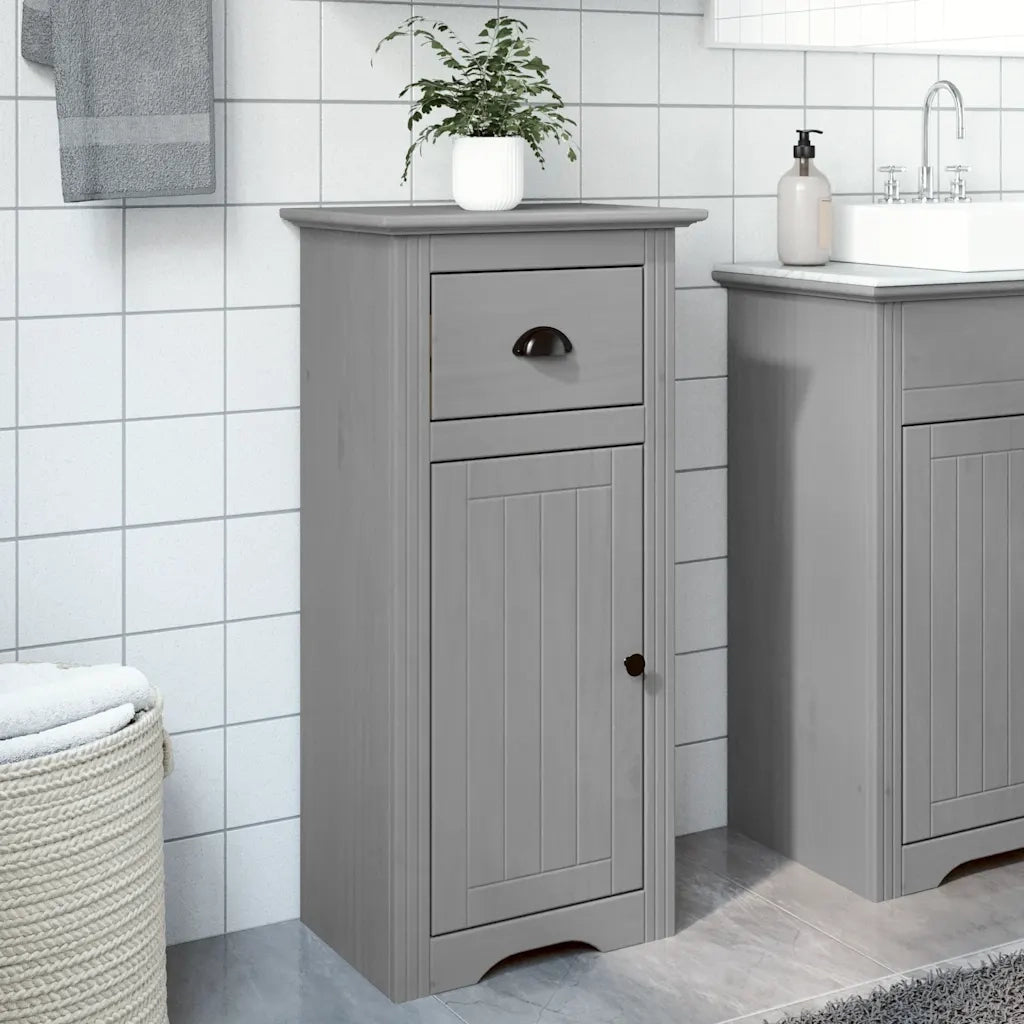 Mobile da Bagno BODO Grigio 44x30x90 cm 4016859