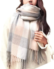 Sciarpa - Sciarpa a trama per donne, autunno e inverno Lunga sciarpa calda - Sciarpa calda spessa - Lunga sciarpa - Sciarpa invernale | Unisex