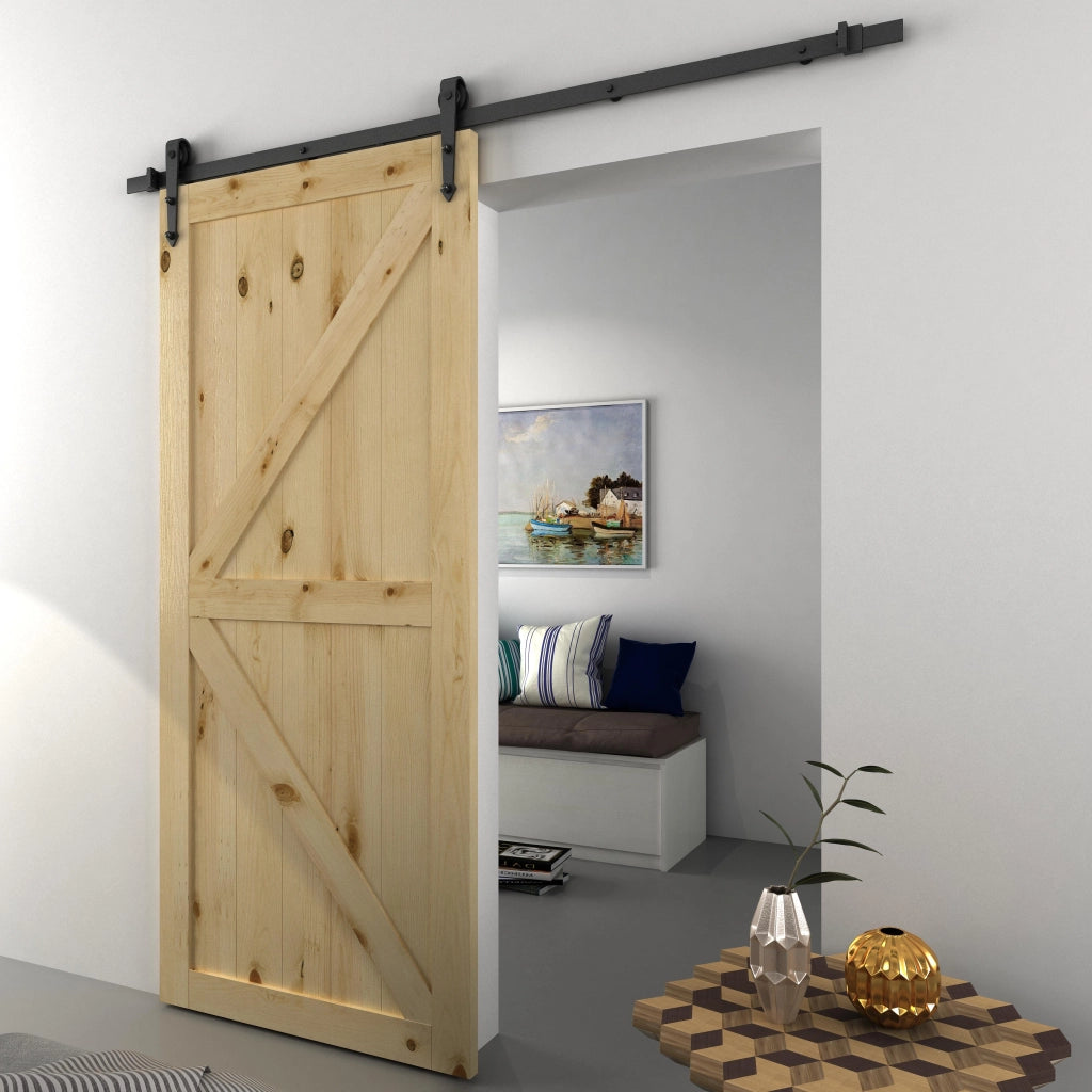 Kit Accessori Porta Scorrevole ¨C Minimal ¨C 200 cm Nero