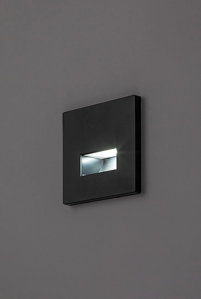 Faretto da incasso scala LED 1W nero Lunca Rabalux