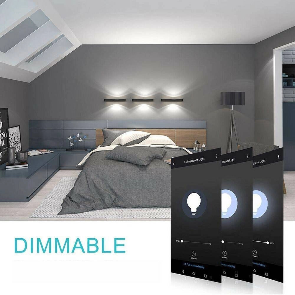 Trade Shop - Lampadina Smart Led Wifi E27 12w 2700k 6400k Dimmerabile Ios Android Alexa Google -