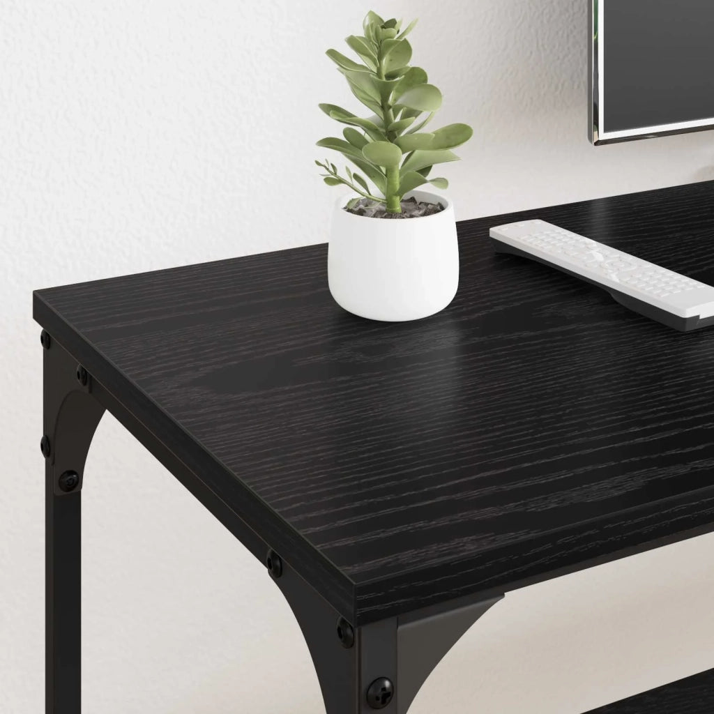 Mobile TV Rovere Nero 201 x 35 x 45 cm 881309