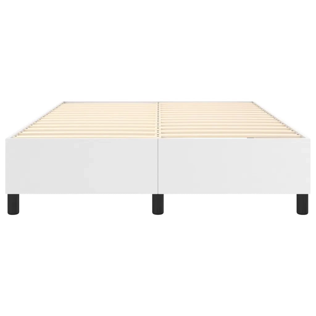 Struttura Letto a Rete a Molle Bianco 140x200 cm in Similpelle 3121048