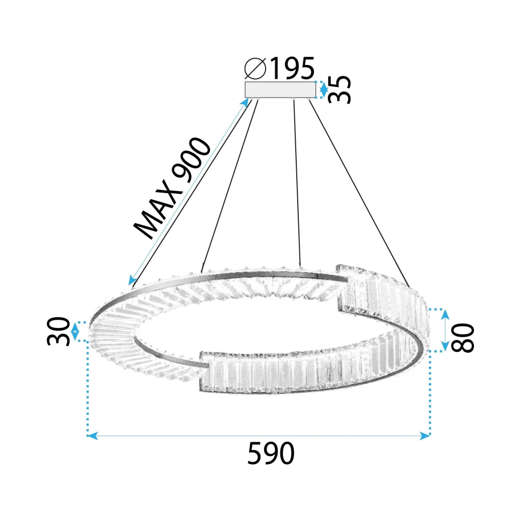 Lampada Led App1528-cp60 Gold