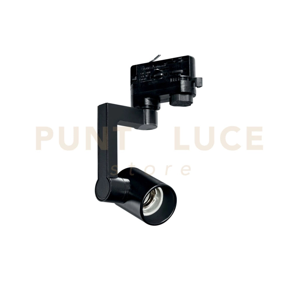 PROIETTORE BINARIO EXPRESS NERO 1 LUCE ATTACCO E27 10X14CM