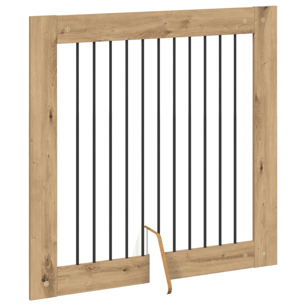 Cancello per cani pieghevole con supporti 4 pz 401 cm 892036