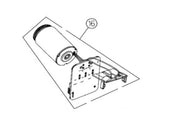 Kit assemblato motore scheda e base batteria fino a matr. PG3520 forbice PV280