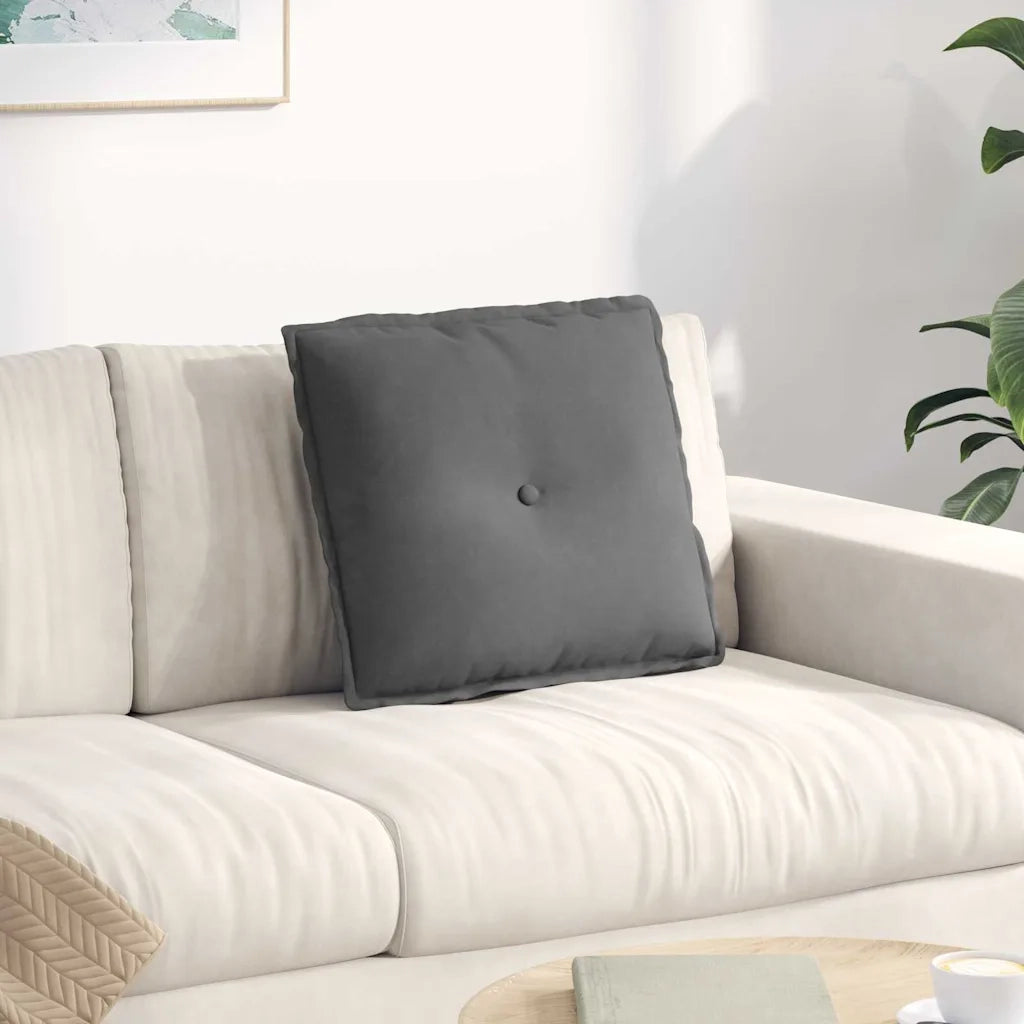 Cuscino per Schiena | Cuscino dorsale Grigio scuro 50 x 45 cm