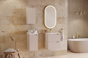 Set mobili bagno 80 cm con piano Nova Cashmere 80 cm