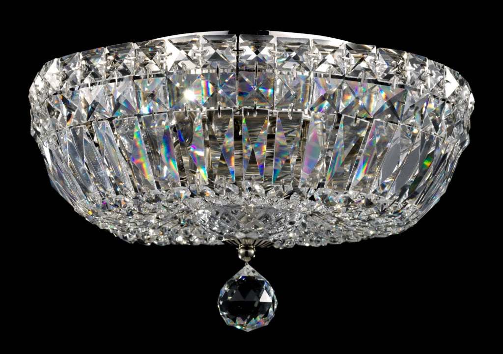 Lampadario Basfor cristallo nichel 3xE14 Maytoni DIA100