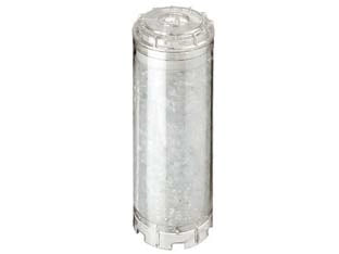 CARTUCCIA SALI POLIFOSFATI PER CONTENITORI FILTRO H.9  ø interno mm.27  ø esterno mm.65