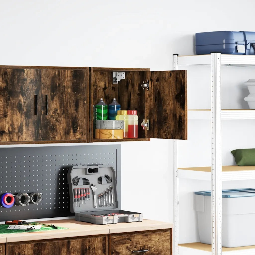 Pensile per Garage Rovere Fumo in Legno Multistrato CFW8458344