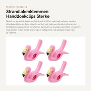 Clip per asciugamani per lettini da spiaggia o piscina 4 pezzi - Materiale in plastica resistentente all'usura/acciaio inossidabile - Leggero - Morso forte - Per lettini da spiaggia o piscine - Clip per asciugamani