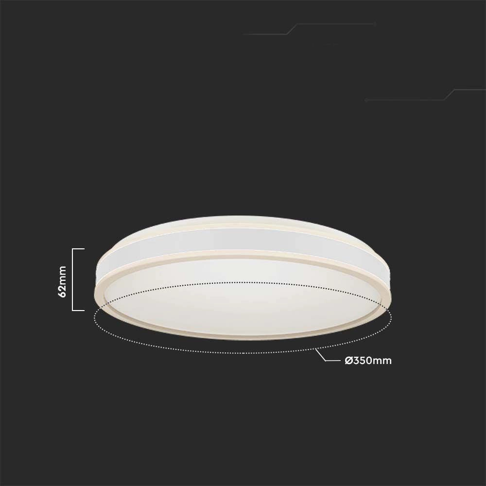 Plafoniera LED V-TAC VT-7779 18W 4000K bianca 35cm