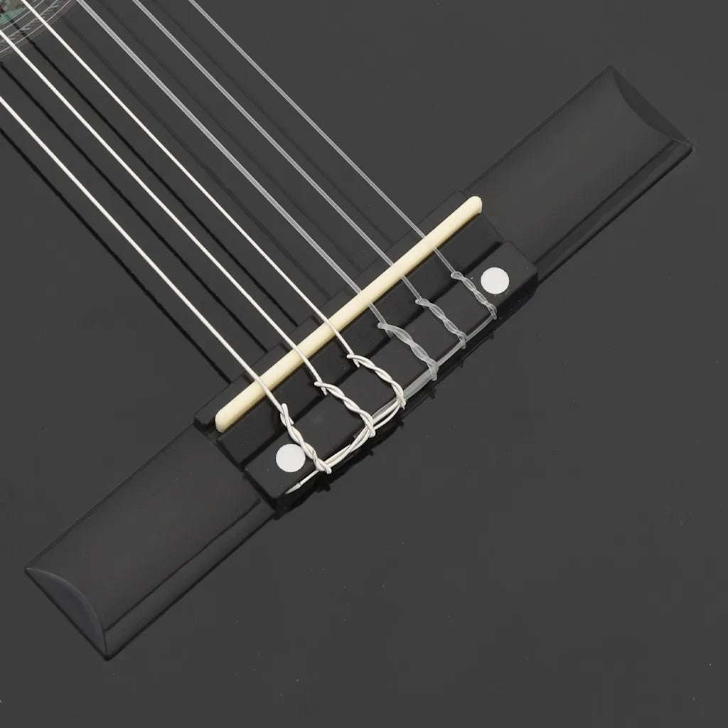 Chitarra Classica Western con Equalizzatore e 6 Corde Nera 70138