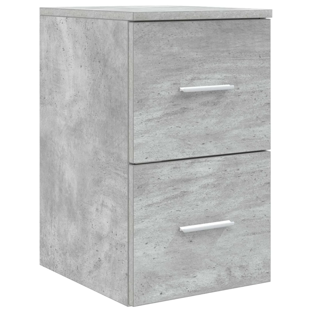 Set di mobili per il bagno 5 pz Grigio Cemento 3406914