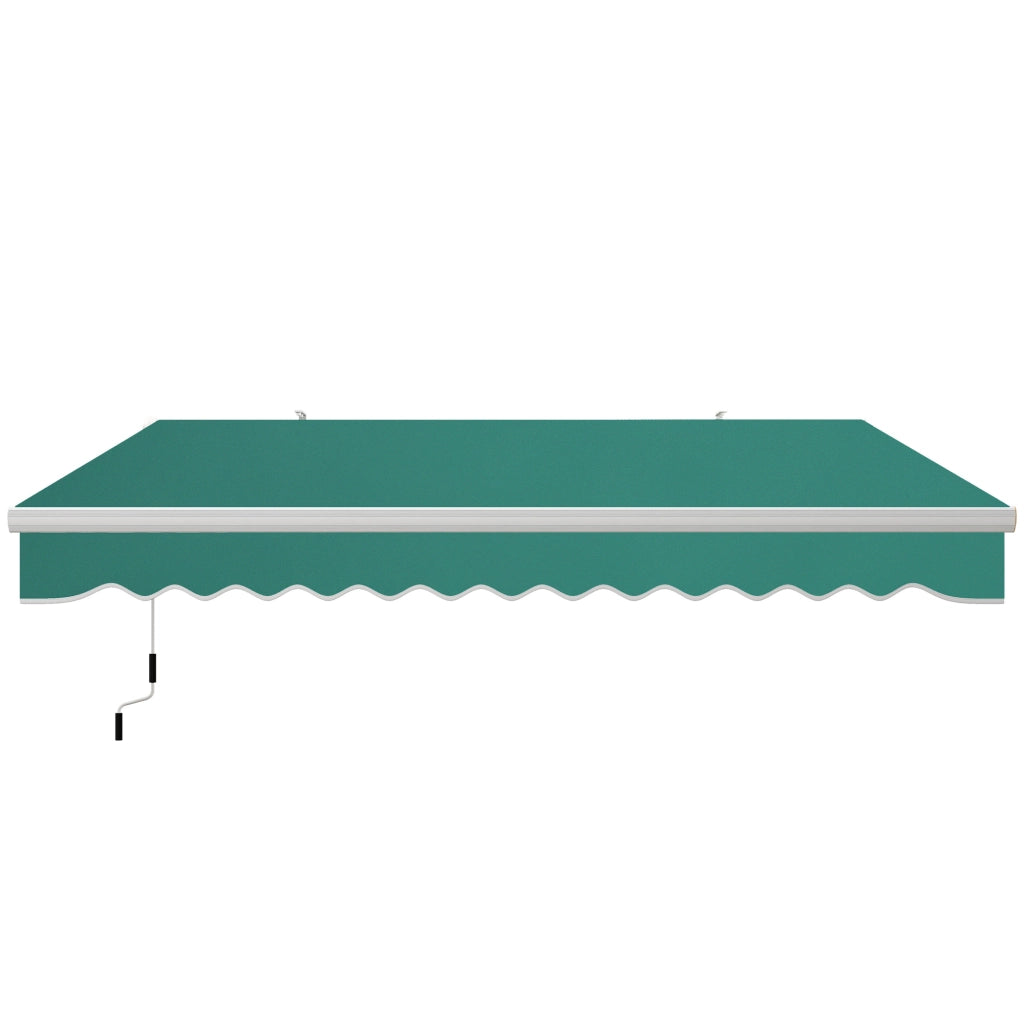 Toldo Manuale per Terrazza ¨C Minimal ¨C Verde Antracite 395x245 cm