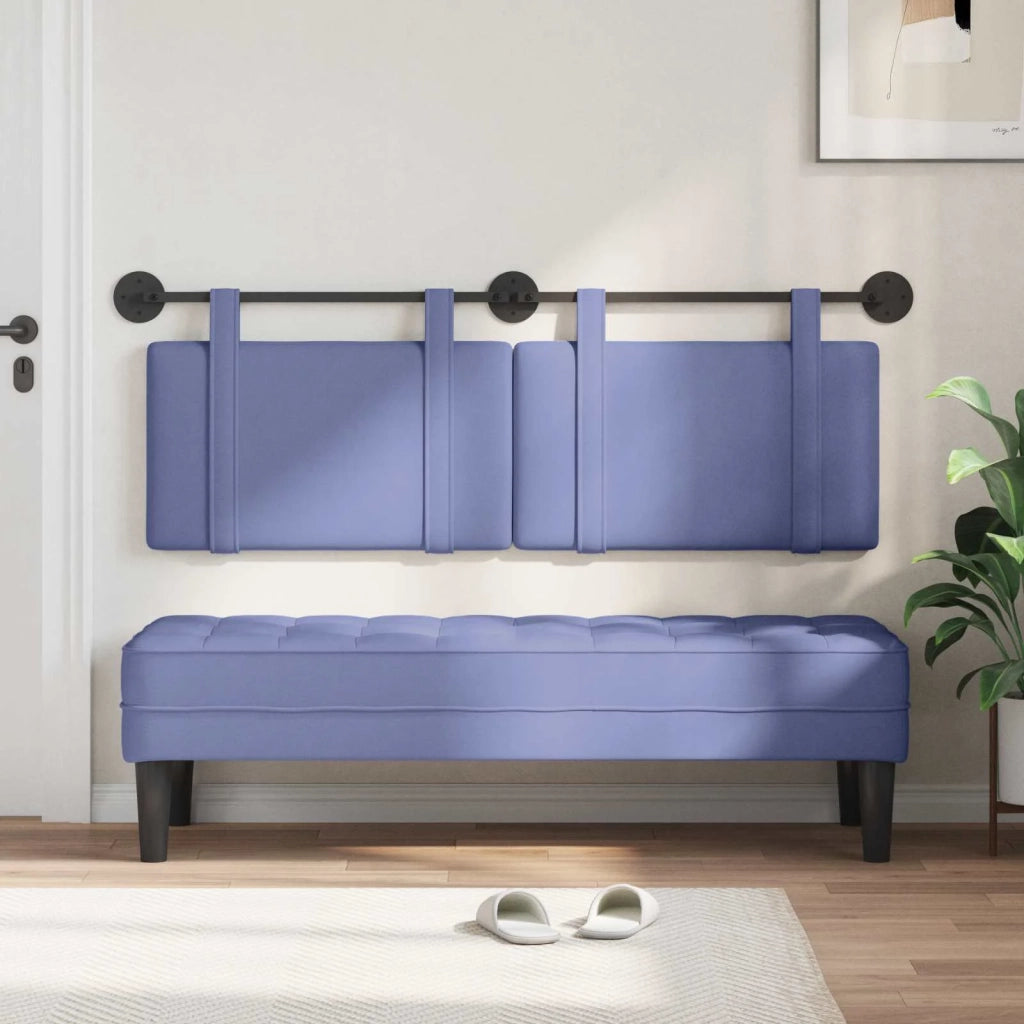 Testiera | Testata sospesa Blu jeans Tessuto