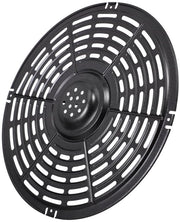Scalino di Rifornimento con Strato Antiscivolo - Piatto di Sostituzione per Frittura - Circa 22 cm - Acciaio di Carbone - Resistente alla Lavastoviglie - Utilizzo Multifunzionale - Accessorio per Frittura