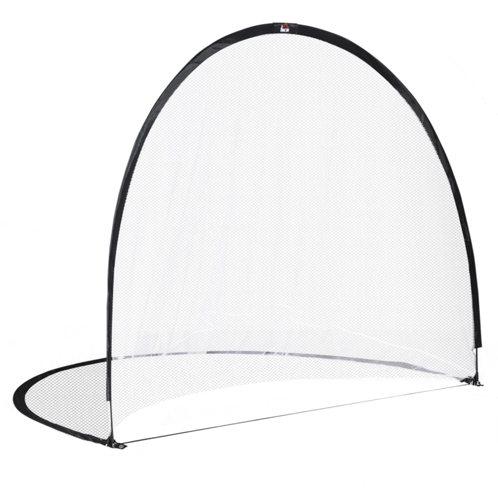Gabbia da Calcio Sistema Pop Up ¨C Minimal ¨C 247x203x201.5 cm Nero Bianco