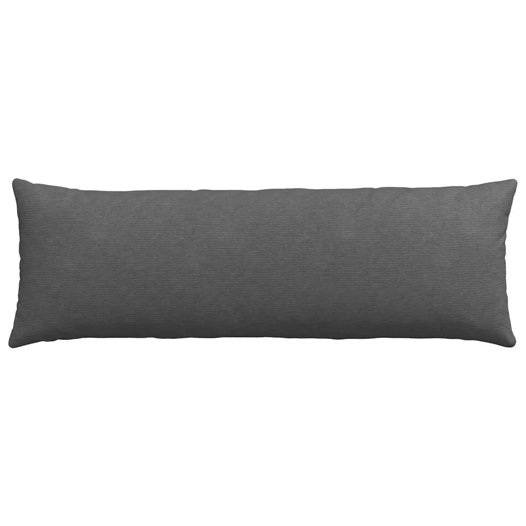 Cuscini da Divano 2 pz-Set di 2 Cuscini per Sofa Grigio scuro 120 x 40 cm 516772