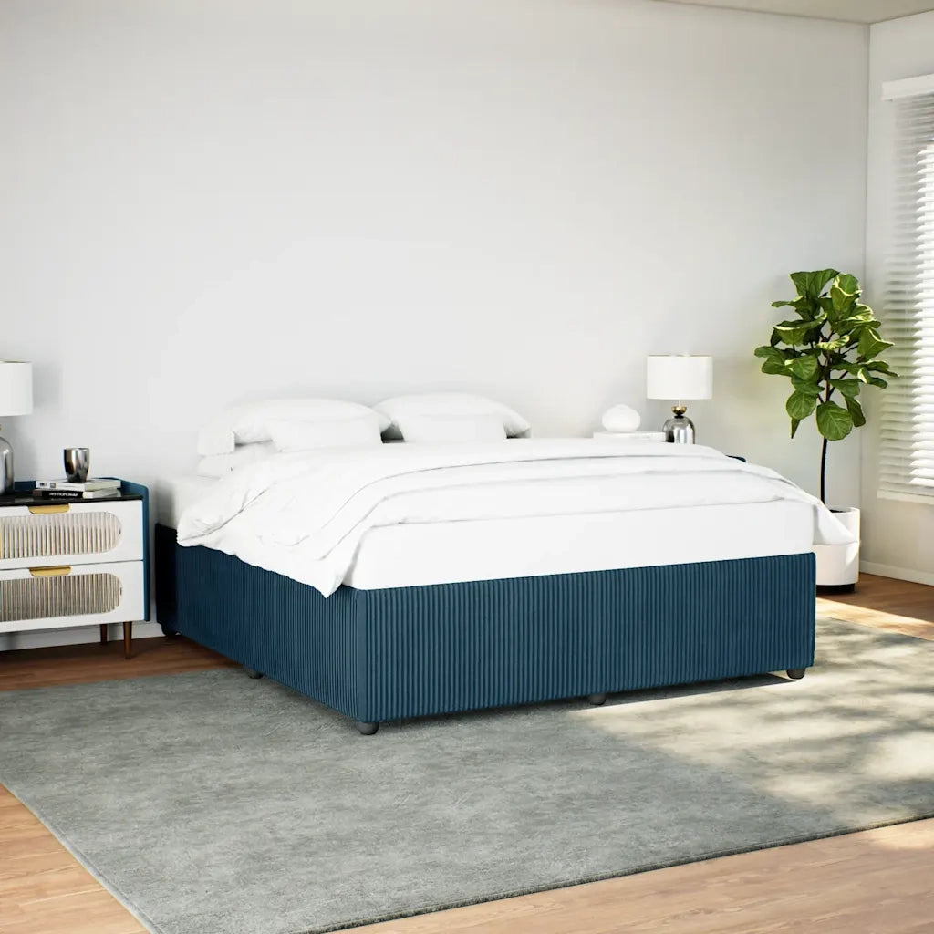 Giroletto Blu 180x200 cm in Velluto 3285028
