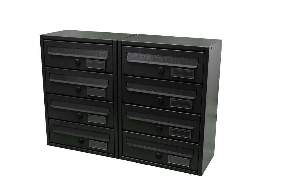 Cassetta Postale da Esterno MODULARE BoxoB Imperium 983 Con Cilindretto Numerato (RAL 7021) - 1 Comparto