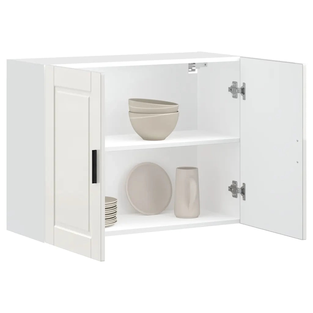 Pensile da Cucina Porto Bianco Lucido in Legno Multistrato 854069