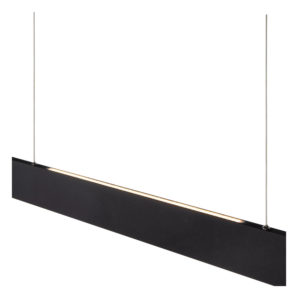 Lampada a sospensione LED moderna nera Raya 36W Lucide