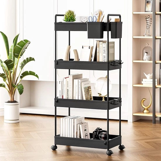 Trolley con Ruote / Organizzatore Trolley con Ruote per Cucina, Trucco, Bagno, Ufficio