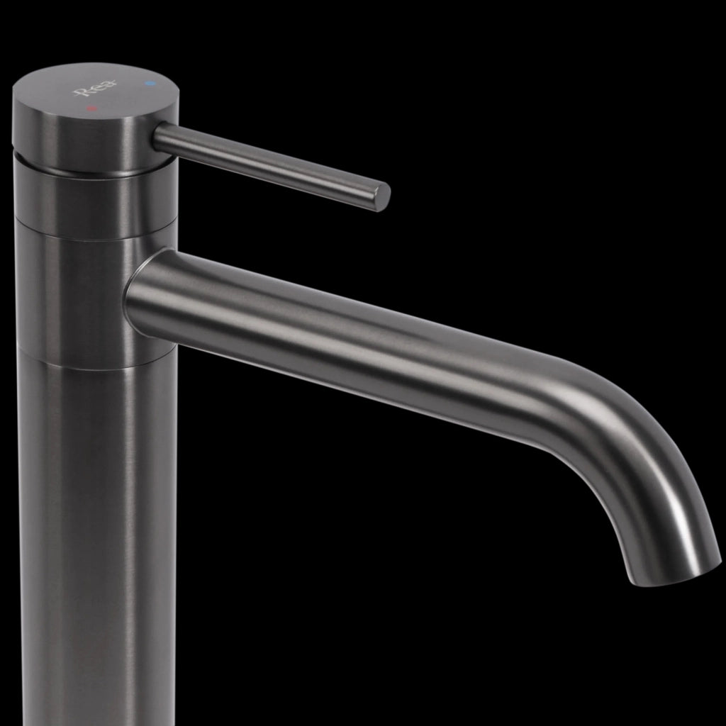 Rubinetto Da Bagno Rea Lungis Gun Grey Super High
