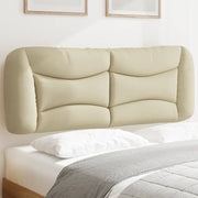 Cuscino Testiera Hvar Crema 120 cm in Tessuto 374566