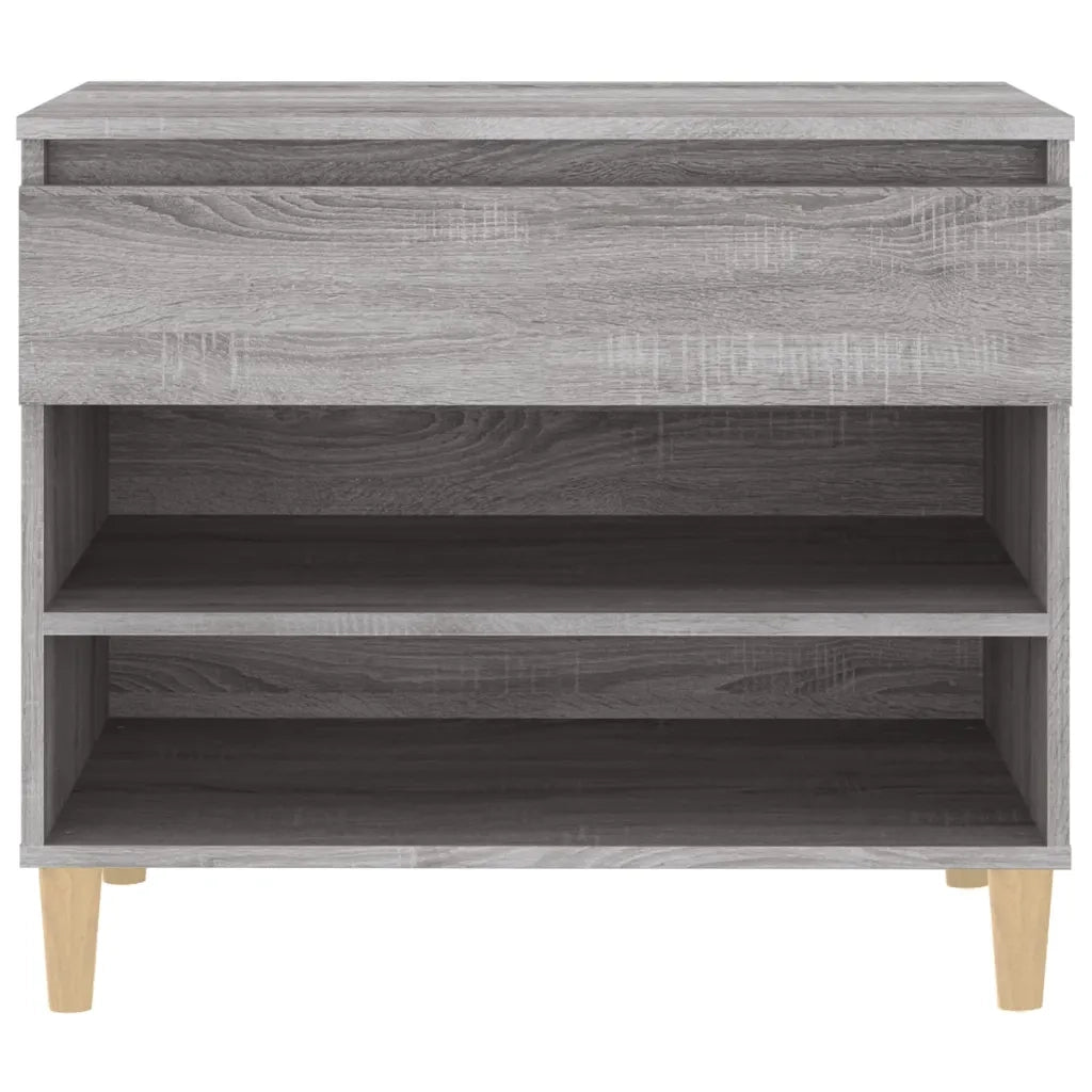 Scarpiera | Mobile per scarpe Grigio Sonoma 70x36x60 cm in Legno Multistrato