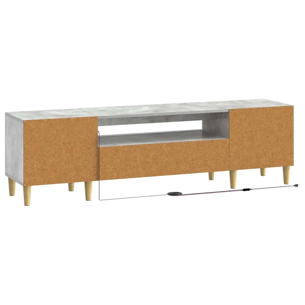 Mobile TV LED Grigio Cemento Legno ingegnerizzato 897128
