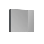 Mobile da bagno con specchio "Side 80" - 79 x 16 x 66 cm - Antracite opaco
