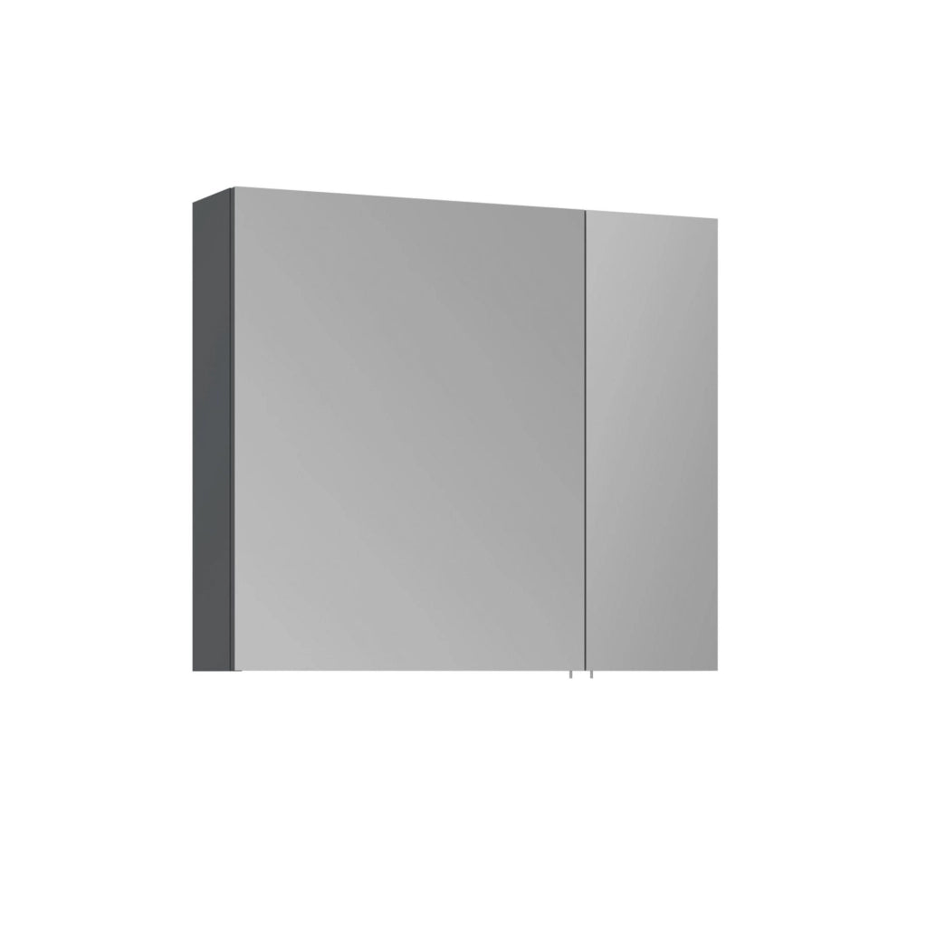 Mobile da bagno con specchio "Side 80" - 79 x 16 x 66 cm - Antracite opaco