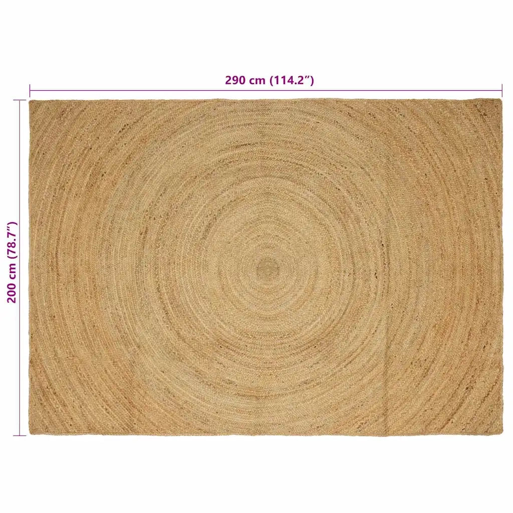Tappeti per area Naturale 200 x 290 cm Juta 42010525