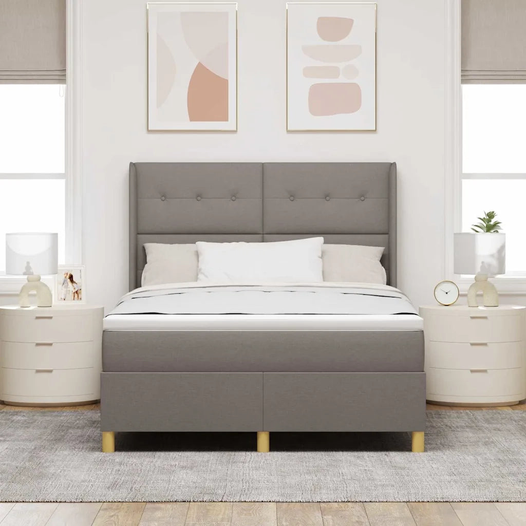 Letto a molle con materasso Talpa 140 x 200 cm Tessuto