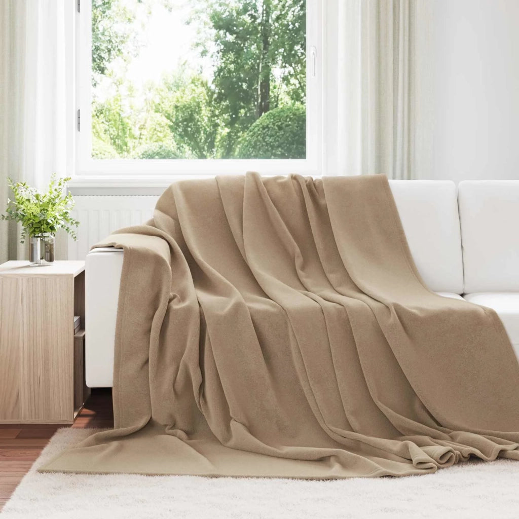 Coperta Cammello 220 x 240 cm Panno 42016763