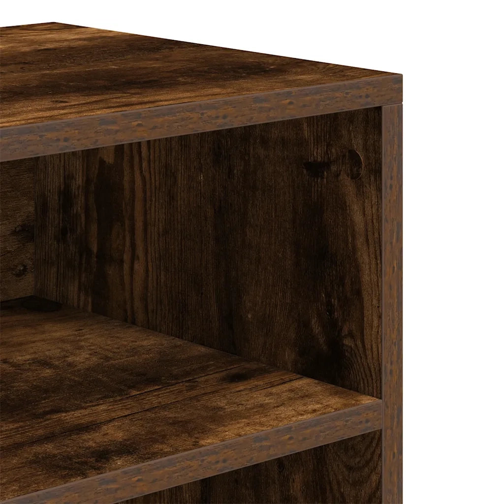 Libreria Rovere Fumo 60x30x71,5 cm in Legno Multistrato 860314