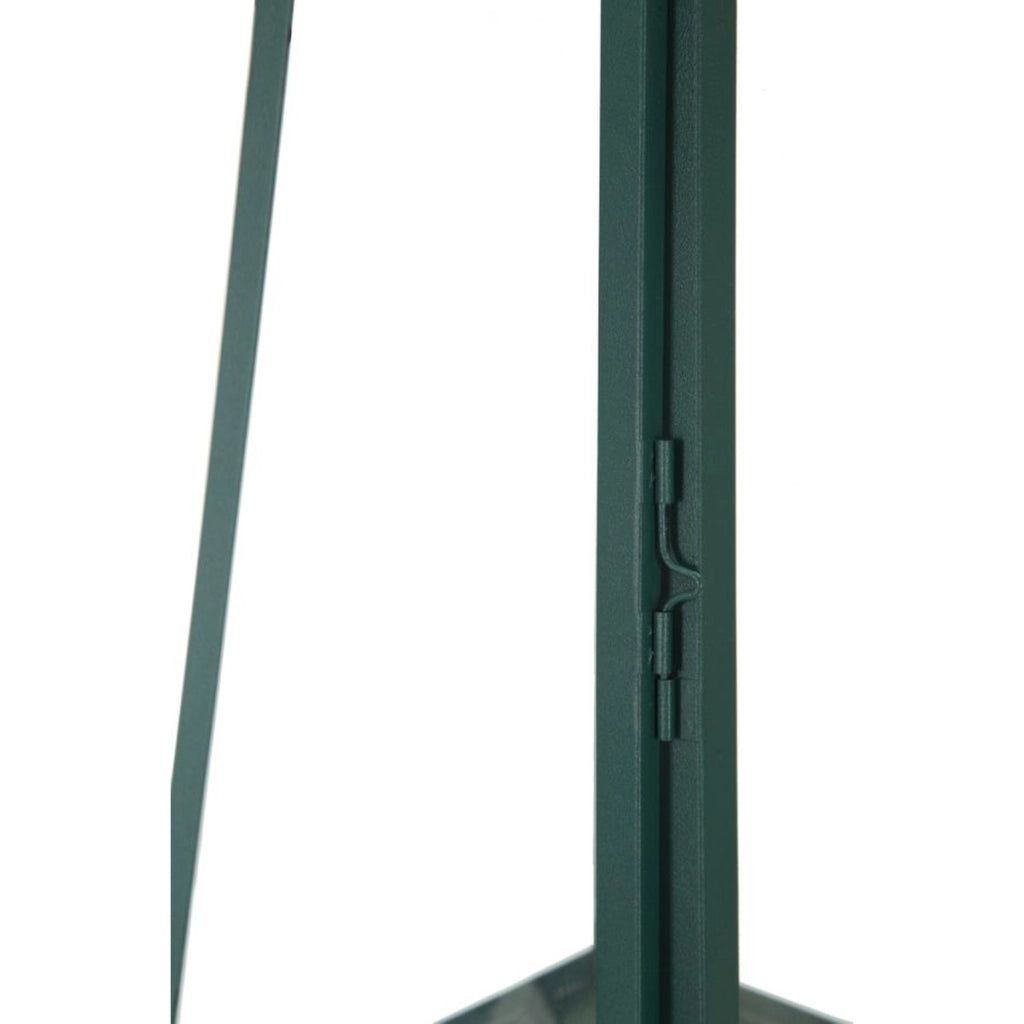 Lanterna Genofeffa, Verde, Metallo, 25x25x57 cm