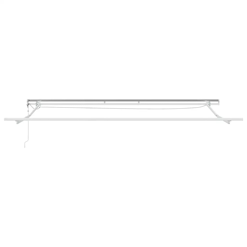 Tenda Retrattile Rosso e Bianco 500 × 300 cm 3331264