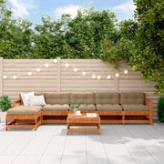 Set Lounge da Giardino 6 pcs Marrone Cera