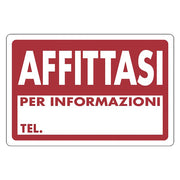 Cartello uscita emergenza 20x30 cm