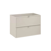 Mobile sottolavabo BRAZZA – 2 cassetti – Colore marrone congo – 80 cm – Da appendere
