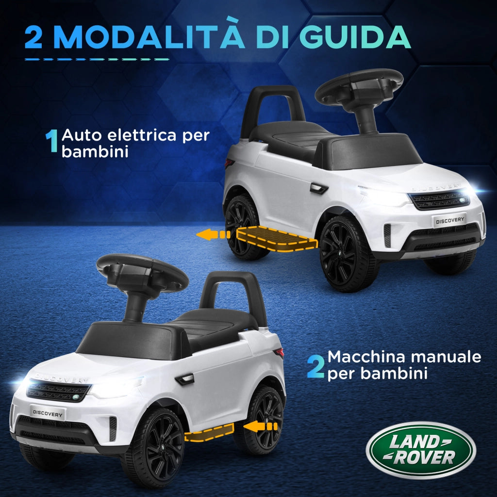 Macchina per Bambini 6V Land Rover ¨C zephmum ¨C Bianco