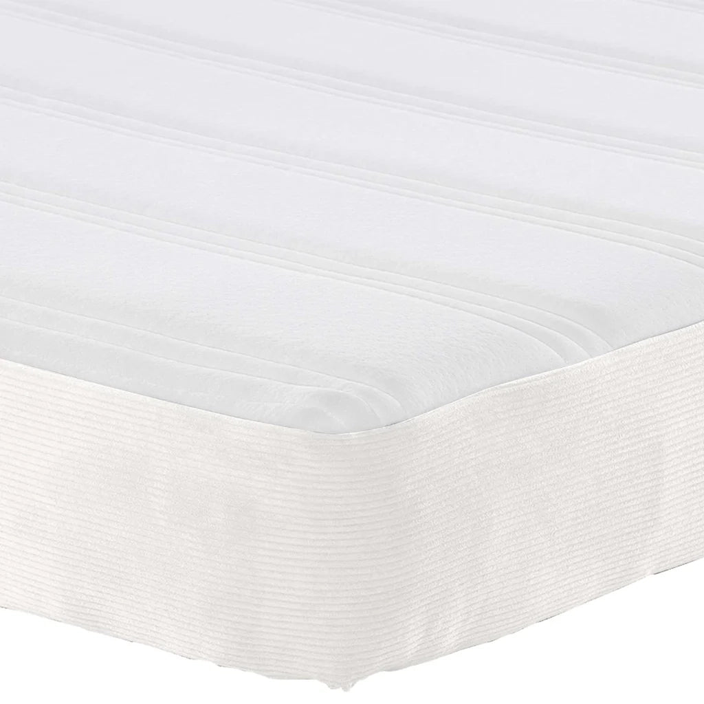 Materasso-Materasso per letto Crema 180 x 200 cm Tessuto
