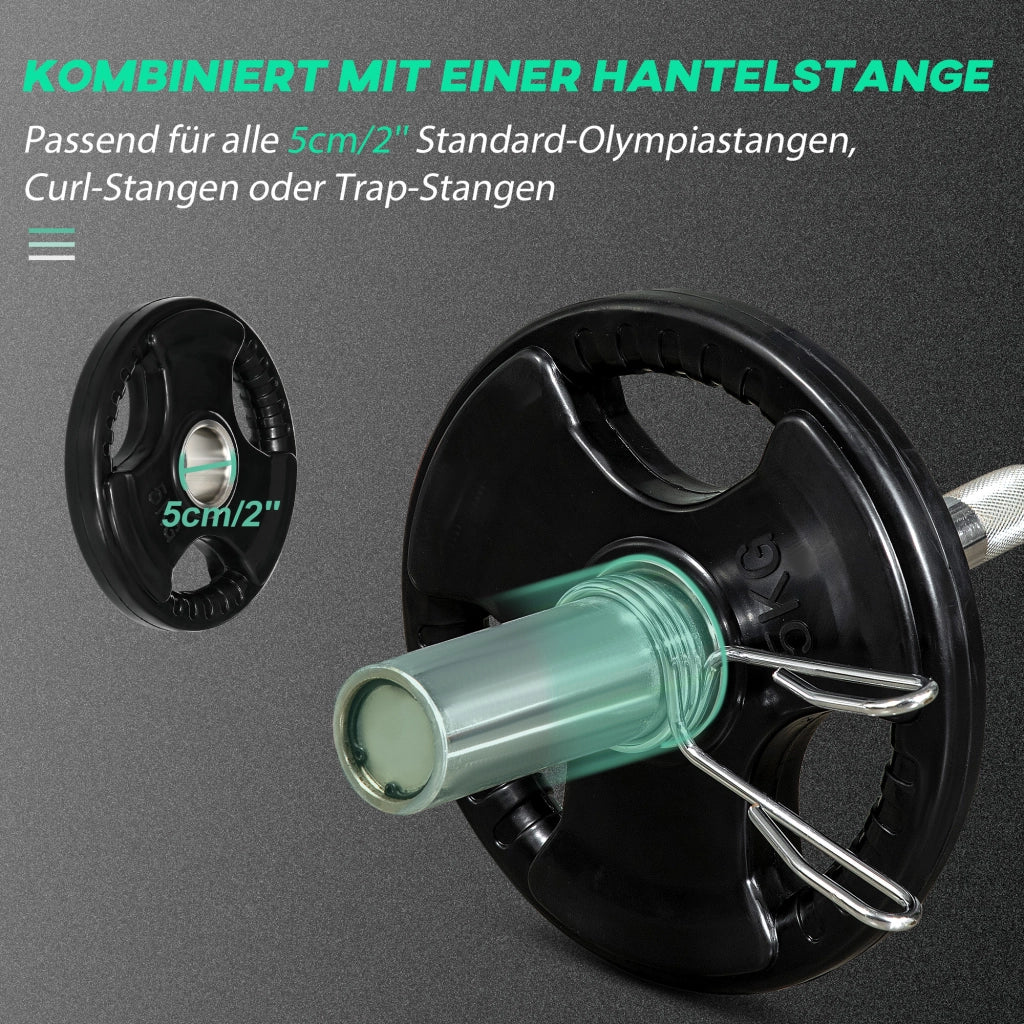 Disco Pesi per Allenamento ¨C zephmum ¨C 2 Pezzi 5kg Set Metallo